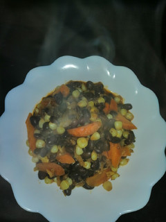 A picture of Steaming Hot Githeri.