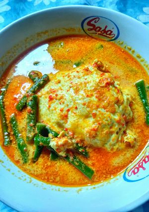 Foto resep Gulai telur + kacang panjang pedas #SiapRamadan