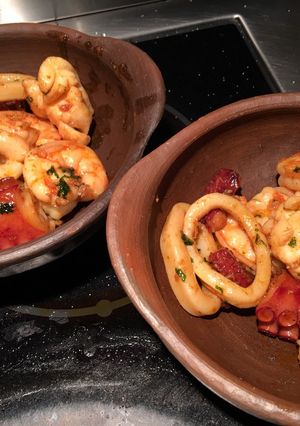 Una foto de Cazuela de mariscos