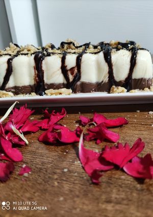 Una foto de Tarta dos chocolates en Thermomix
