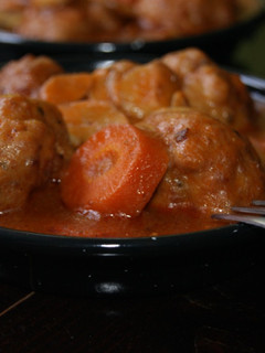 Una foto de Albóndigas en salsa picantes