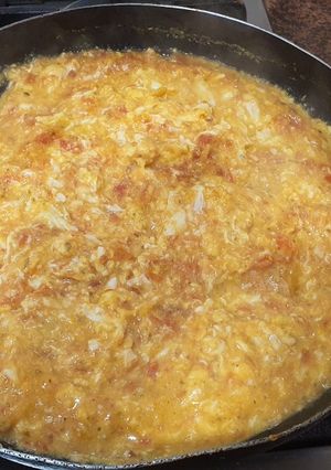 Una foto de Huevos Con Tomate