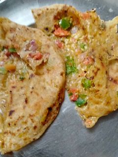 मायोनिज वेजिटेबल पराठे (mayonnaise vegetable parathe recipe in Hindi) रेसिपी मुख्य फोटो
