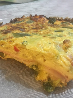 Una foto de Soufflé de zapallito relleno de jamón y queso 🤤