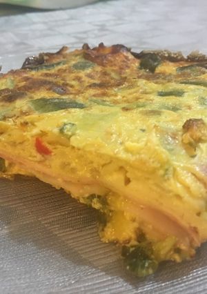 Foto principal de Soufflé de zapallito relleno de jamón y queso 🤤