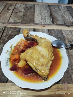 Una foto de Sopa, colores de primavera en invierno
