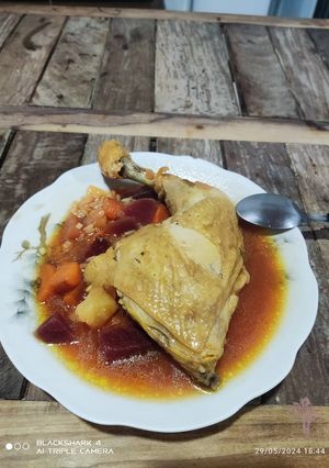 Una foto de Sopa, colores de primavera en invierno