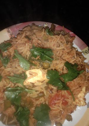 वेज बिरयानी (veg biryani reicpe in Hindi) रेसिपी मुख्य फोटो