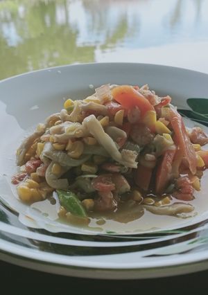 Foto resep Tumis udang dan jamur