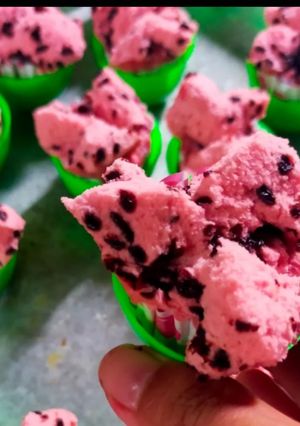 Foto resep Bolu kukus red velvet meses coklat