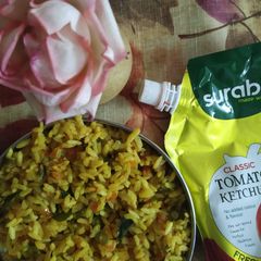 Quick and easy murmura upma A picture of Quick and easy murmura upma.