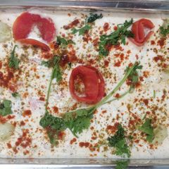A picture of Kashmiri raita.