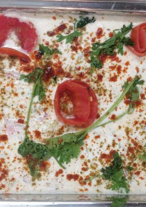 A picture of Kashmiri raita.