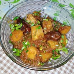 A picture of Potato Bhujia.