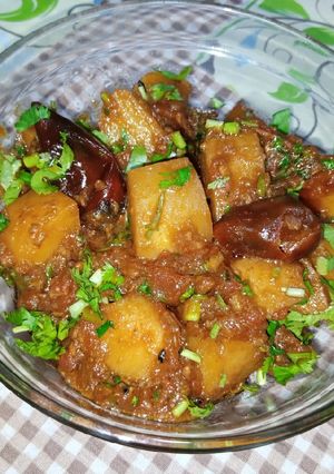 A picture of Potato Bhujia.