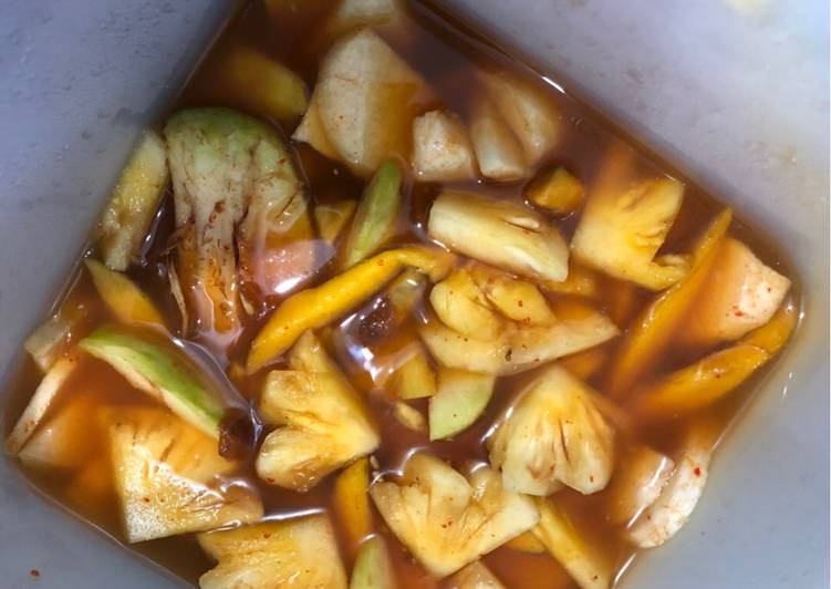 Cara Membuat Asinan Buah Segar Yang Gurih