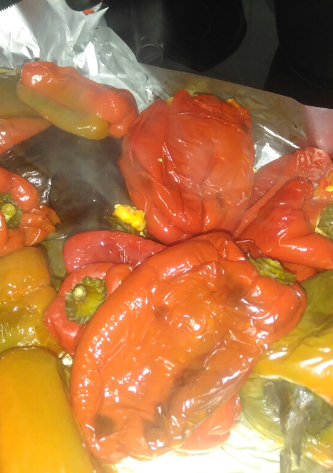 Una foto de Pimientos Morrones asados