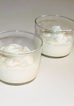Une photo de Crème coco à l'okara (vegan)
