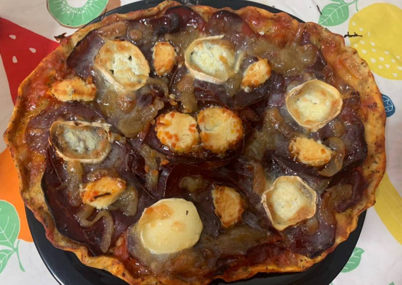 Pizza integral de Cecina