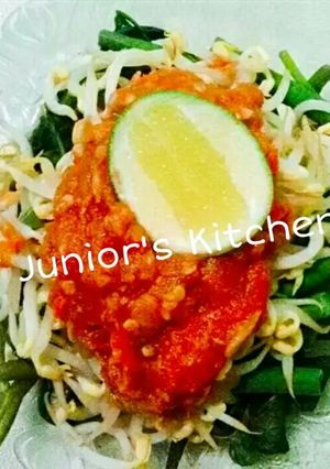 Foto resep Plecing Kangkung ala Lombok