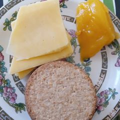 A picture of Cheddar & Lemon Curd Snack.