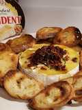 Easy microwave Camembert Snack