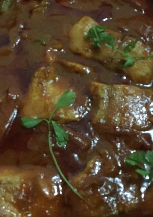 صورة لوصفة تبسي سمك مع الخضار