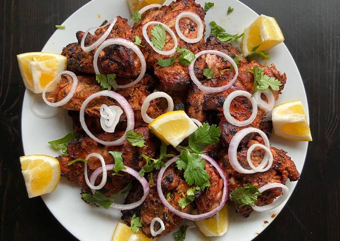 Steps to Prepare Favorite Dhaba Tandoori Chicken