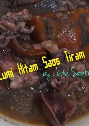 Foto resep Cumi Hitam Saos Tiram Simple