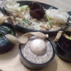 A picture of Mushayroom Risotto.