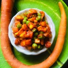 Carrots and peas pickle A picture of Carrots and peas pickle.