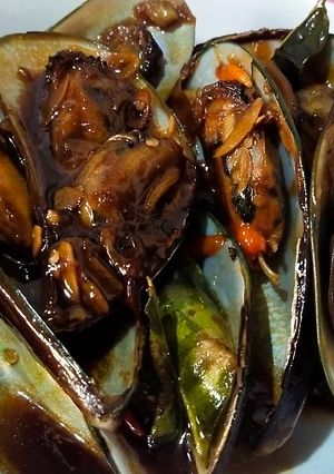 Foto resep Kerang ijo pedas manis