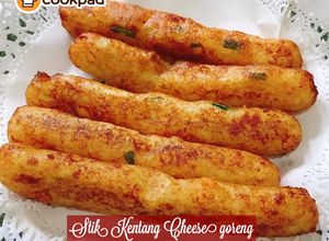 Gambar 👩‍🍳Stik Kentang Cheese goreng🥔