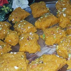 A picture of Coconut barfi.