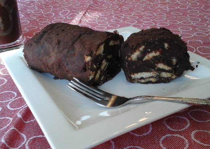 Recipe of Favorite Devilish Chocolate Rum Log