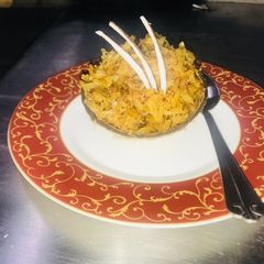 A picture of Nariyal ka halwa.
