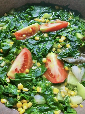 Cara Sederhana Menyiapkan Resep  Sayur bening katuk, jagung dan labu siam yang Enak, Enak Banget