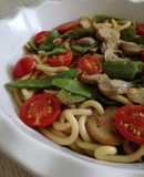 Noodles con verduritas