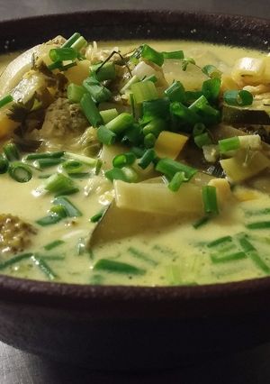 Une photo de Soupe Thaï aux nouilles de riz