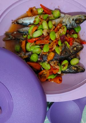Foto resep Ikan kembung keranjang sambal petai