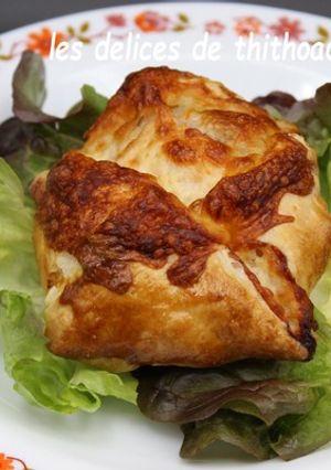 Une photo de Feuilleté express mozzarella et jambon