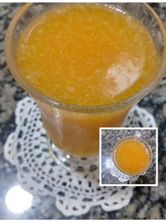 صورة لوصفة عصير الجزر والليمون