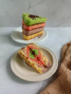 Foto resep Waffle Rainbow