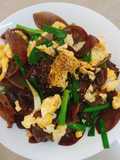 Nấm mèo xào trứng
