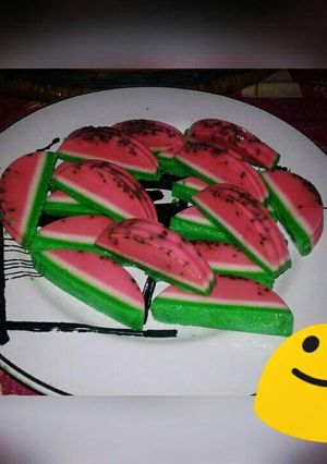 Foto resep Puding semangka homemade