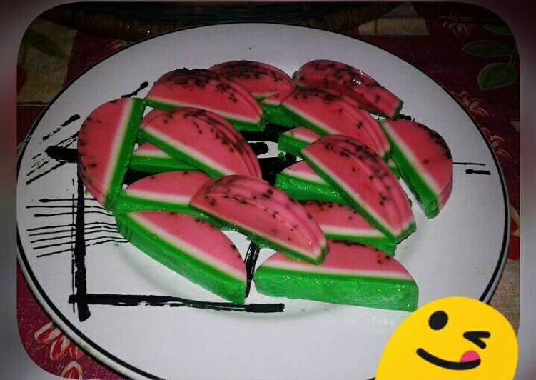 Puding semangka homemade