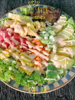 Foto resep Salad Sayur Mix Semangka Dan Nanas