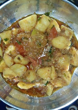 A picture of Spicy alu.