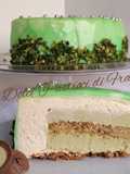 Torta moderna Nocciola e Pistacchio glutenfree