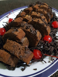 Foto resep Blackforest roll cake ala ci tintin rayner